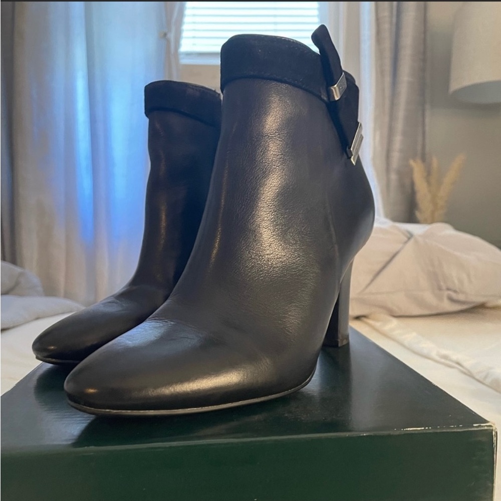 RALPH LAUREN Brin booties.